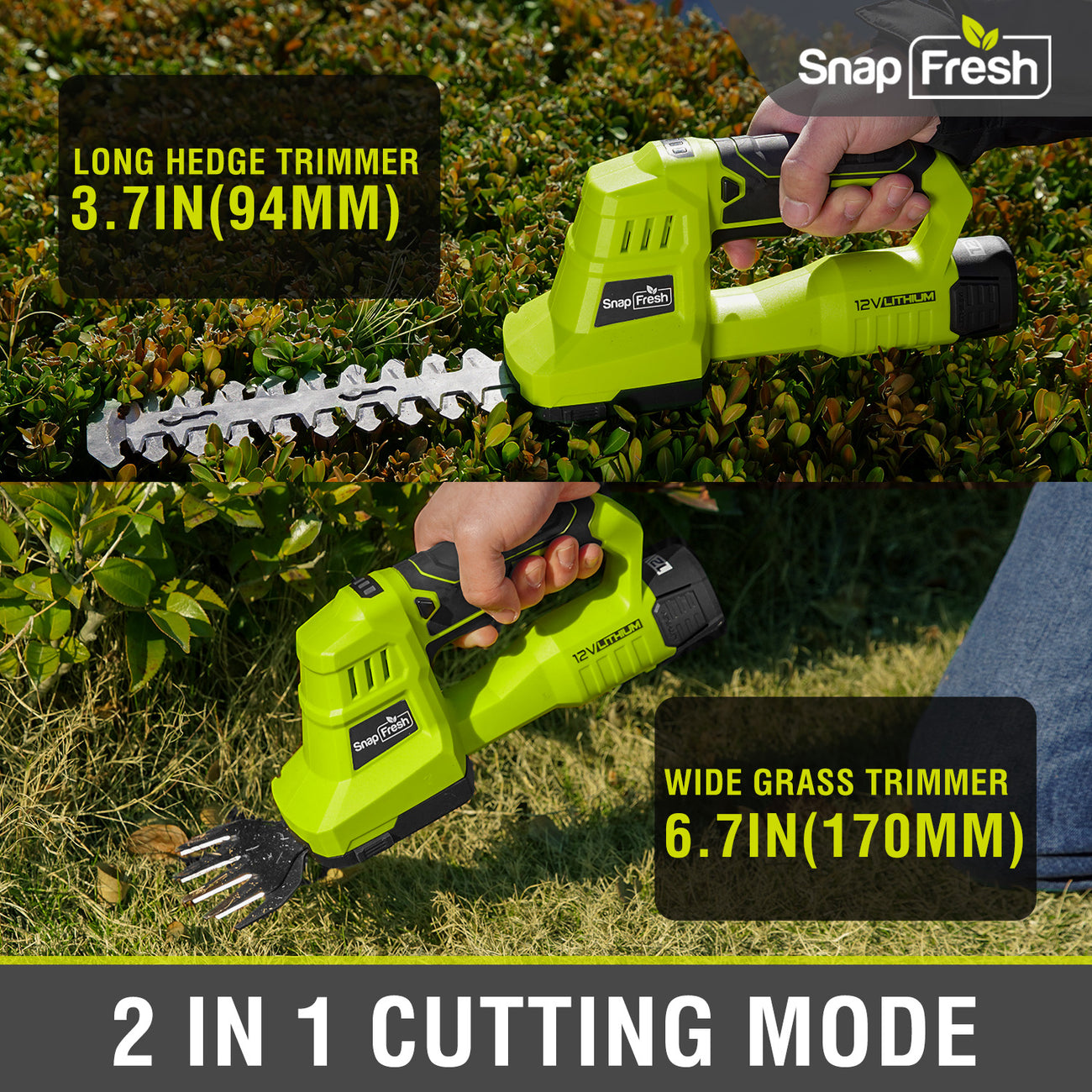 12V Shrubbery and Grass Shears– SnapFresh-CA