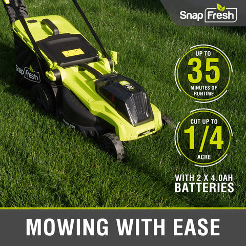 SnapFresh 16 Inch Brushless Electric Lawn Mower（LM3801）