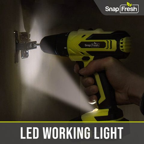 20V Power Drill with 2.0Ah Li-ion Battery and Charger