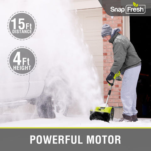 20V Cordless Brushless Snow Shovel , 4.0Ah Li-Ion Battery And Charger (SS1201)