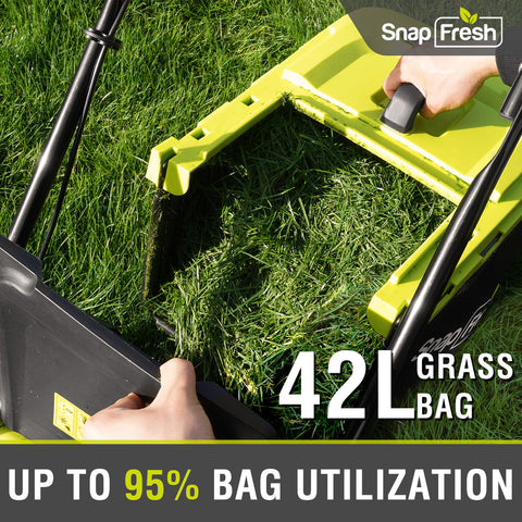 SnapFresh 16 Inch Brushless Electric Lawn Mower（LM3801）