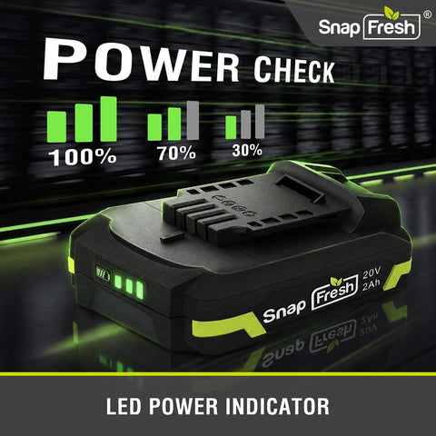 SnapFresh 20V 2.0Ah Battery
