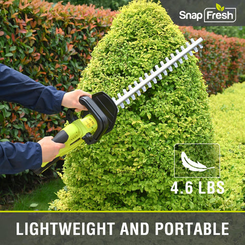 20V Cordless Hedge Trimmer with 2.0Ah Li-ion Battery and Charger