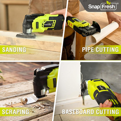 SnapFresh Cordless Brushless Oscillating Tool