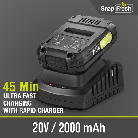 20V Power Drill with 2.0Ah Li-ion Battery and Charger