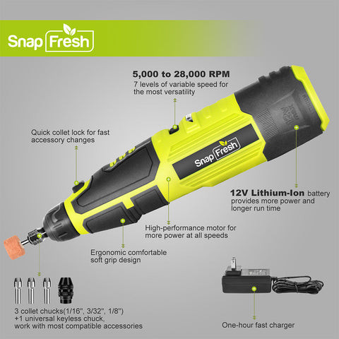 12V Cordless Rotary Tool Kit