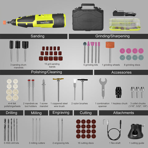 12V Cordless Rotary Tool Kit