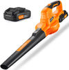 20V Cordless Leaf Blower(130MPH/140CFM) , 2.0Ah Li-ion Battery and Charger