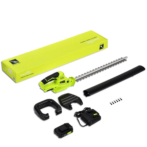 20V Cordless Hedge Trimmer with 2.0Ah Li-ion Battery and Charger